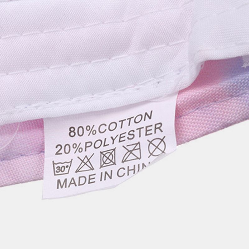 Kobiety Kolor Tie Dye Drukowanie CZapka Z Daszkiem Moda Krem Do Opalania Pusty Top Hat