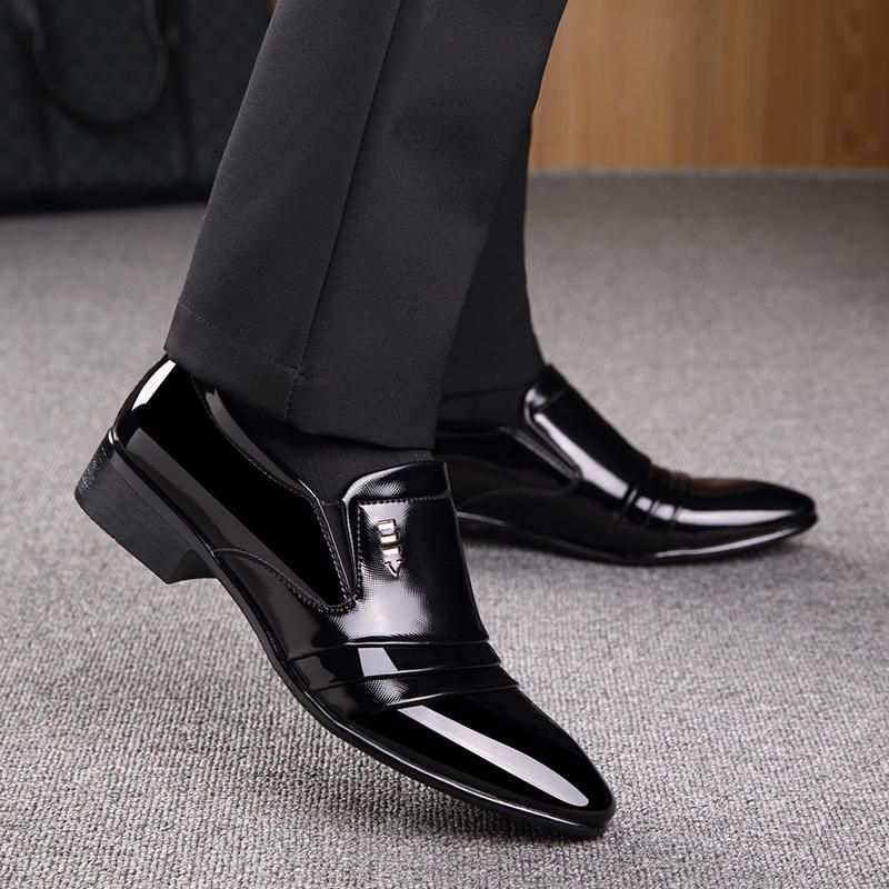 Miękka Skóra Formalne Biznesowe Buty Sukienka Oksfordzie