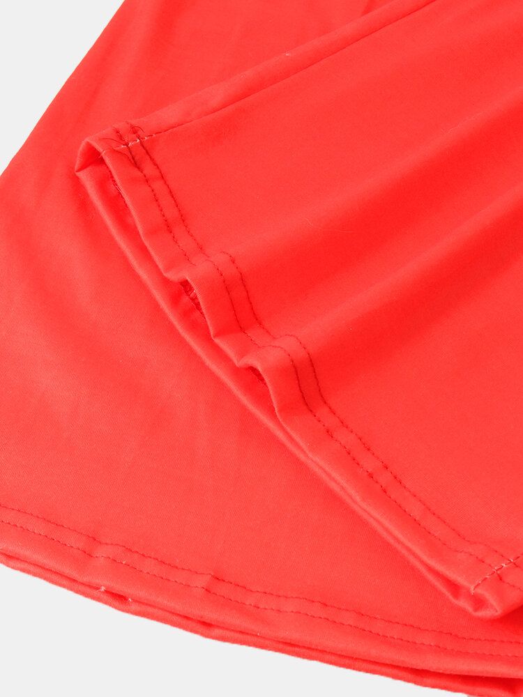 Kobiety Gradient Elastyczny Pas Bell-bottom Casual Spodnie
