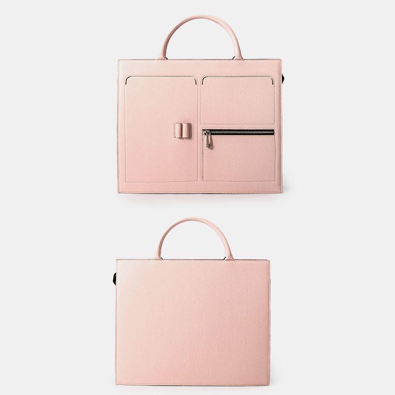 Wielofunkcyjna Torebka Damska Solidna Teczka Na Laptopa 13.3 Cala Torba Crossbody