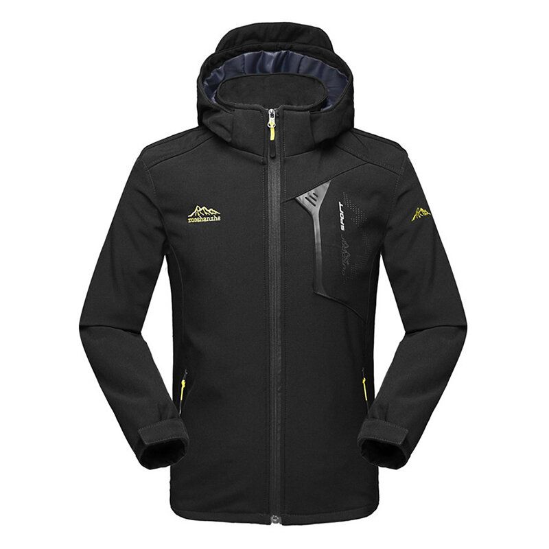 Męska Kurtka Outdoorowa Soft Shell Wodoodporna I Wiatroszczelna