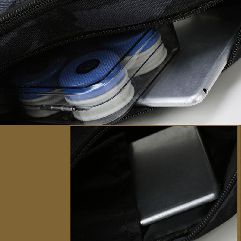 Mężczyźni Kamuflaż Multi-carry Tactical Fishing Travel Outdoor Torba Na Klatkę Piersiową Torba Na Ramię