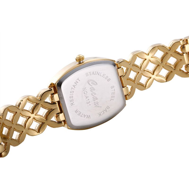 Fashion Light Luxury Hollow Diamond Damskie Quartz Watch