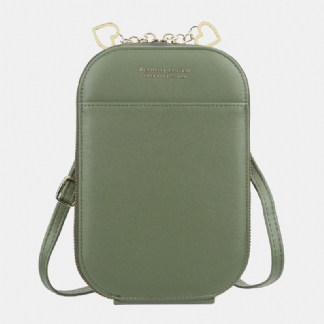 Kobiety 4 Gniazda Na Karty 6.5-calowa Torba Na Telefon Owalna Torba Torba Crossbody