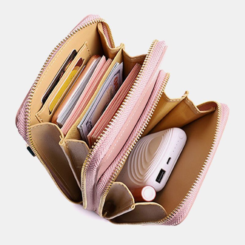 Kobiety 5 Kart Gniazda Telefon Torba Solidne Torby Crossbody
