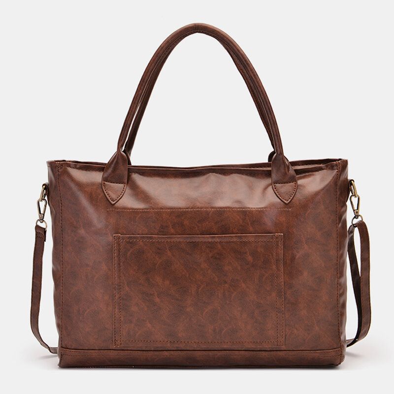 Kobiety Vintage Tassel Decor Duża Pojemność Torba Crossbody Torba Wielofunkcyjna Miękka Torebka Ze Sztucznego Futra