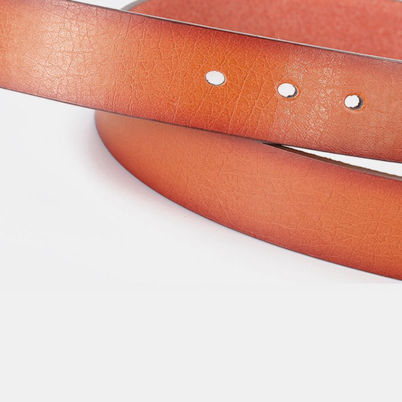 Mężczyźni Faux Leather 120cm Pin Buckle Business Casual Fashion Skórzany Pasek Do Spodni