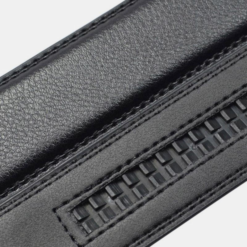 Męska Skórzana Prostokątna Automatyczna Klamra Ze Stopu 3.5 cm Casual Business Wild Belt