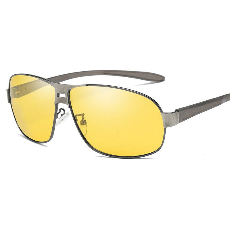 Unisex Vogue Vintage Metalowe Pełnoklatkowe Okulary Przeciwsłoneczne Anty-uv Outdoor Driving Travel Beach Sunglasses