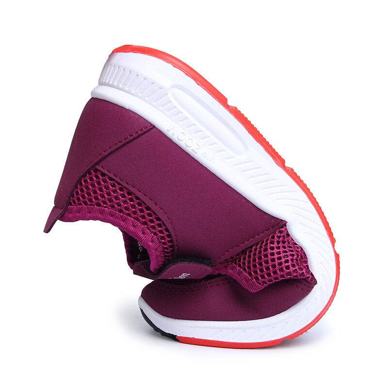 Damskie Trampki Drążą Oddychające Buty Bez Pleców